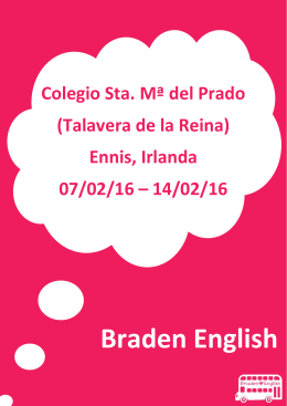 Braden English Spain SLU - Maristas