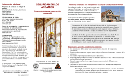 Scaffold Safety Brochure_Spanish
