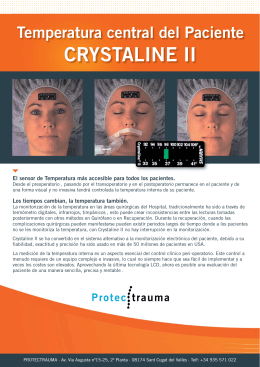 Folleto Crystaline PROTECTRAUMA