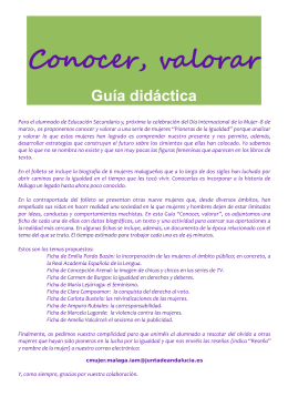 Guía didáctica - Educación en Málaga