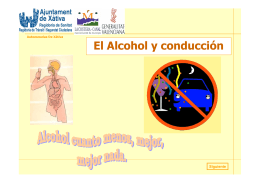 alcohol y conduccion XATIVA