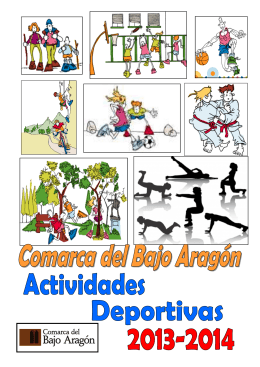 FOLLETO 2013-2014 WEB - Comarca del Bajo Aragón