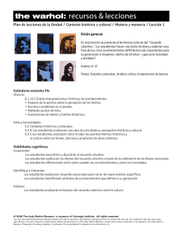 Lección PDF - Andy Warhol Museum
