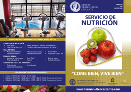 servicio nutricion2013 - Termoludico