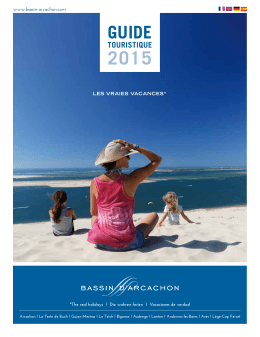 Télécharger le guide touristique du Bassin d`Arcachon