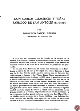 Don Carlos Clemencín y Viñas, párroco de San Antolín