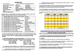 Folleto III Circuito Intercomarca Carrerras 2014-2015
