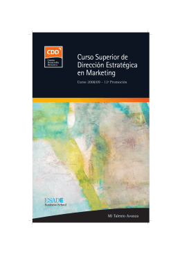 folleto marketing CDD 23-6 - Colegio Economistas Asturias