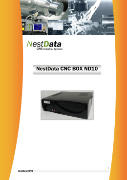 Folleto NestData CNC ND10