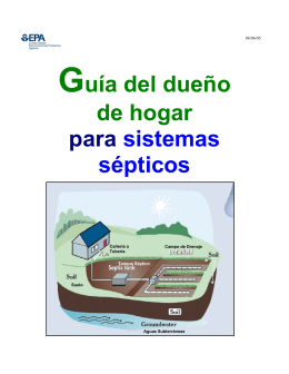 Spanish Version: Homeowner`s Guide to Septic Systems