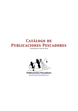 Catálogo de Publicaciones Pescadores