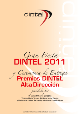 Folleto GFD 2011 - Fundación DINTEL