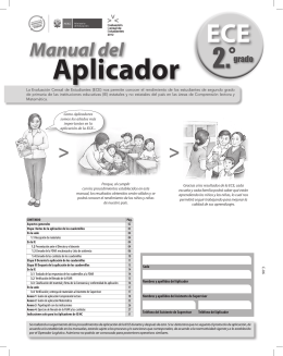 Manual del Aplicador ECE 2012