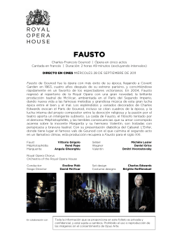 FAUSTO - Opera Cine Palafox