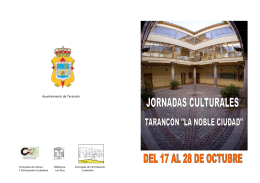 folleto jornada cultural 2014