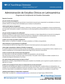 Administración de Estudios Clínicos en Latinoamérica