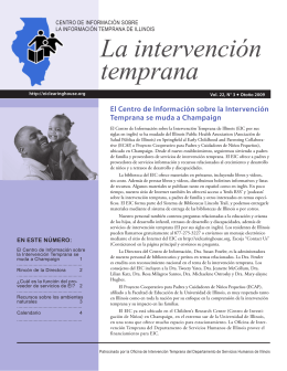 Otoño 2009 - Illinois Early Intervention Clearinghouse