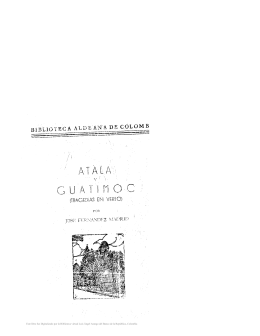 Atala y Guatimoc : (tragedias en verso)