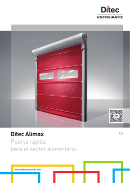 Catálogo Puerta Enrollable para el Sector Alimentario Alimax