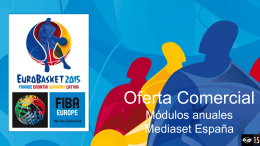 Oferta Comercial EUROBASKET 2015