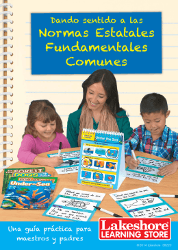 Common Core State Standards - Lakeshore Learning Materials