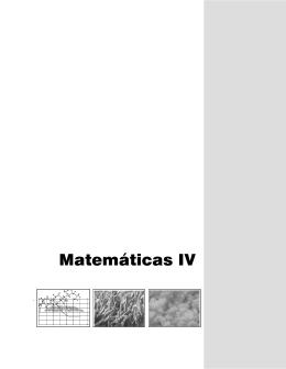 Matemáticas IV - Colegio de Bachilleres del Estado de Sonora.