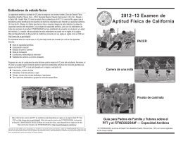 PFT 2012-13 FitnessGram: Aerobic in Spanish