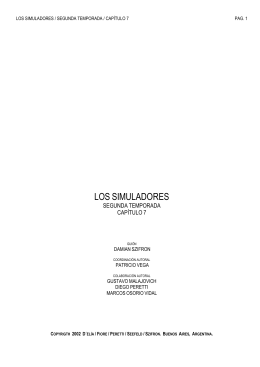 LOSSIMULADORES - El laboratorio de guión