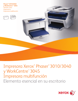 WorkCentre 3045 Brochure