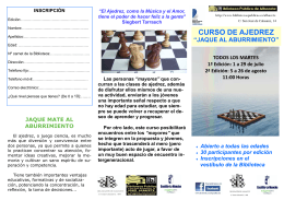 Taller ajedrez verano 2014 folleto