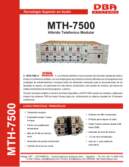 M T H -7500 - DBA Systems