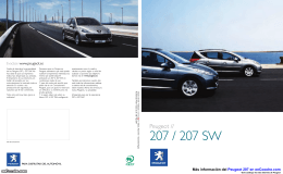 Catálogo del Peugeot 207