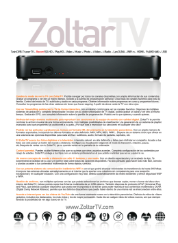 folleto ZoltarTV español
