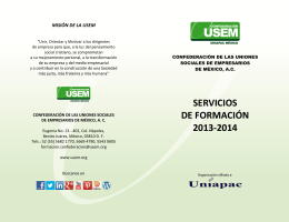 Catálogo de Servicios (Folleto) uv