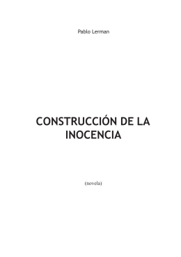 CONSTRUCCIÓN DE LA INOCENCIA