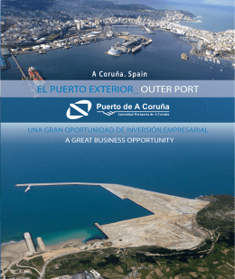 Folleto Puerto Exterior, oportunidad de inversión empresarial