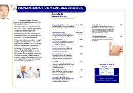folleto Carta de Medicina Estetica.pub