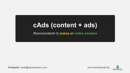 cAds (content + ads)