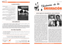 Historias de la Emigraci.n n. 17.qxp - Fundación 1º de Mayo