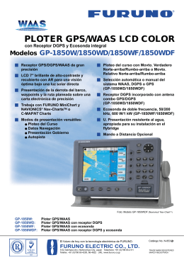 PLOTER GPS/WAAS LCD COLOR