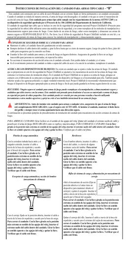 instrucciones de instalación del candado para