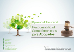 Diplomado Internacional Responsabilidad Social