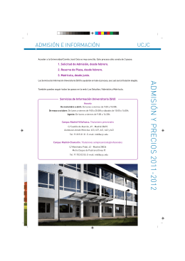 folleto precios UCJC 2011 largo