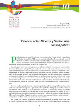 Celebrar a San Vicente y Santa Luisa con los pobres