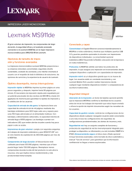 Lexmark MS911de