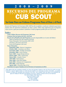 CUB SCOUT - Boy Scouts of America