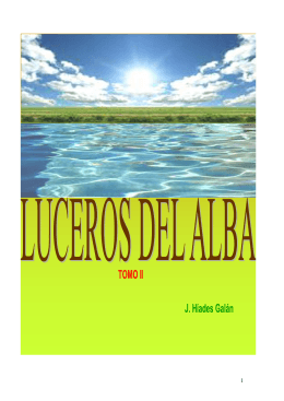 (LUCEROS DEL ALBA -Tomo II- de J. Híades - )