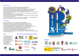 folleto programa x olimpiada española biologia