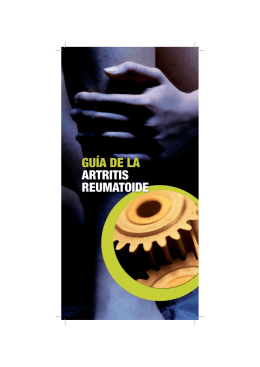 Guía de la Artritis Reumatoide - Sociedad Española de Reumatología