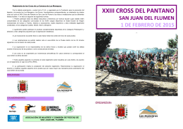 folleto cross san juan2015 - Federación Aragonesa de Atletismo